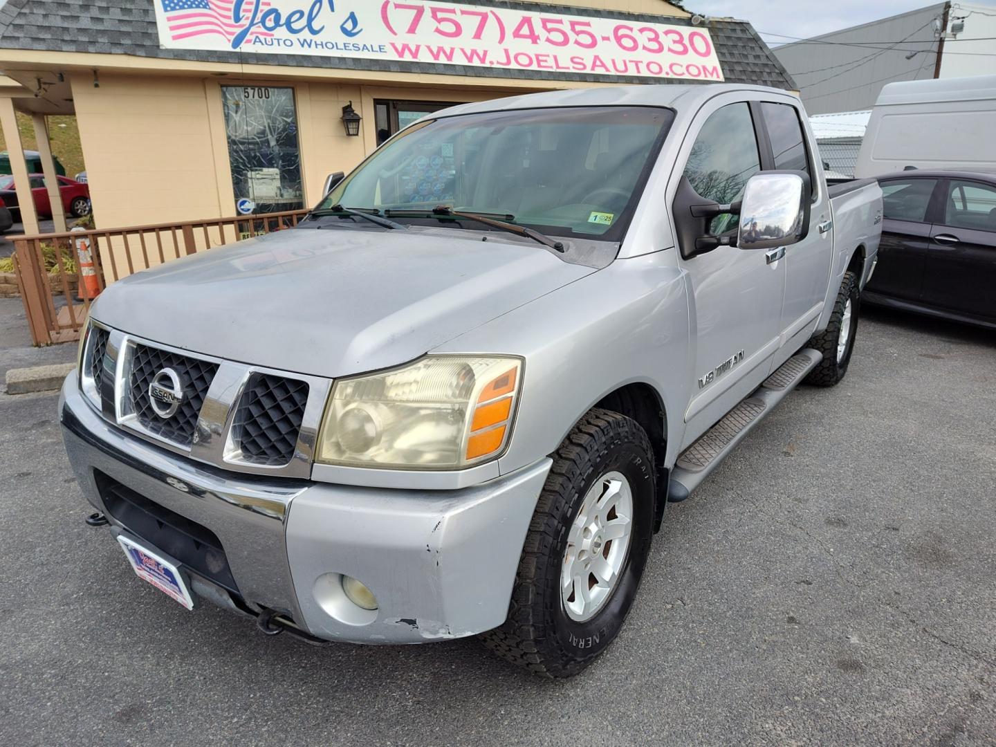 2005 Silver Nissan Titan (1N6BA07B85N) , located at 5700 Curlew Drive, Norfolk, VA, 23502, (757) 455-6330, 36.841885, -76.209412 - Photo#5